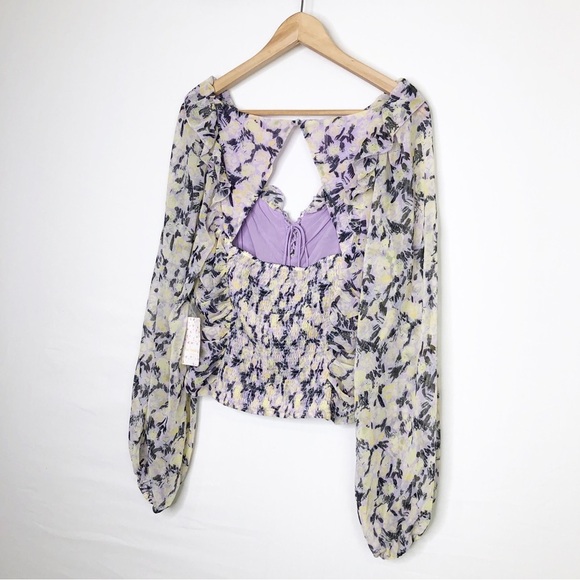Free people Mabel structured floral blouse - Picture 8 of 13